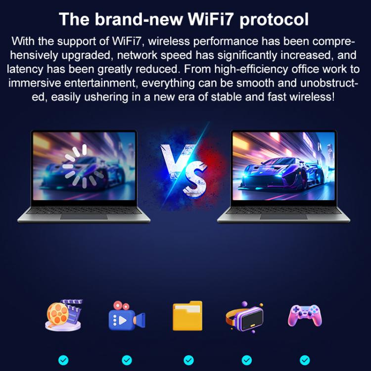 Módulo WiFi para portátil COMFAST CF-BE650-M de triple banda con interfaz M.2 y velocidad de 6500 Mbps., CF-BE650-M
