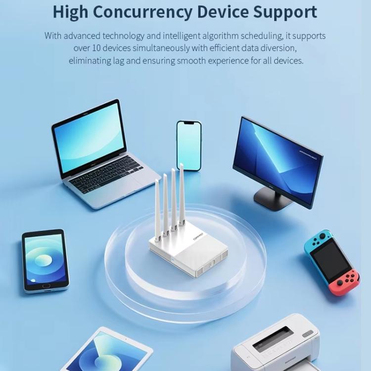 Router portátil COMFAST CF-E11 con conexión 4G SIM a Ethernet/WiFi, CF-E11