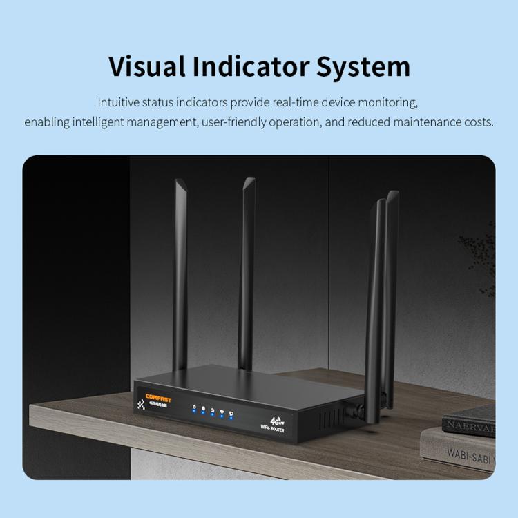 Router COMFAST CF-E15 de grado industrial con tarjeta SIM 4G a Ethernet/WiFi, CF-E15