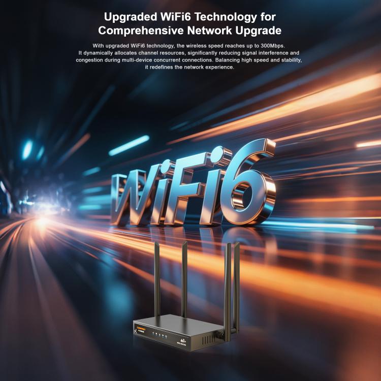 Router COMFAST CF-E15 de grado industrial con tarjeta SIM 4G a Ethernet/WiFi, CF-E15