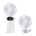 Ventilador de mano plegable S1 Ice Feel con pantalla LED