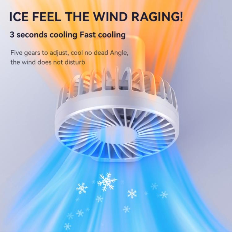 Ventilador de mano plegable S1 Ice Feel con pantalla LED