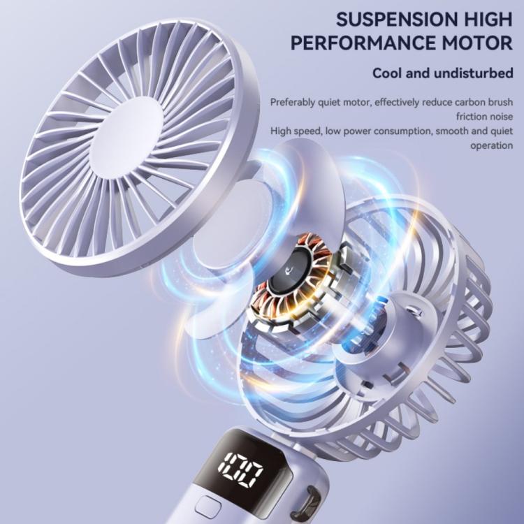 Ventilador de mano plegable S1 Ice Feel con pantalla LED