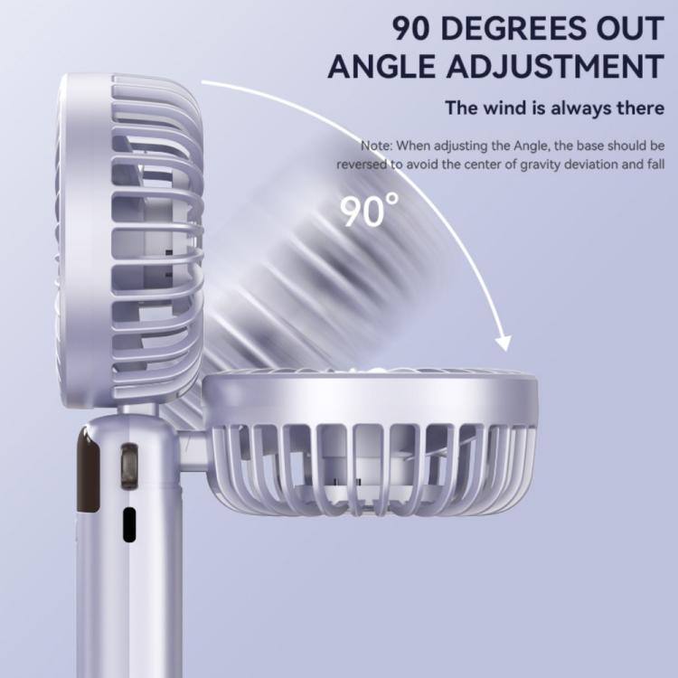 Ventilador de mano plegable S1 Ice Feel con pantalla LED