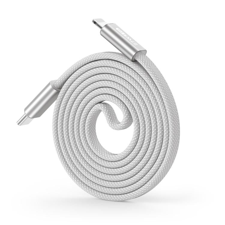 Cable de datos trenzado de nailon magnético DUX DUCIS AUTO Serie 27W Tipo-C a 8 pines, longitud: 1 m, Type-C to 8 Pin