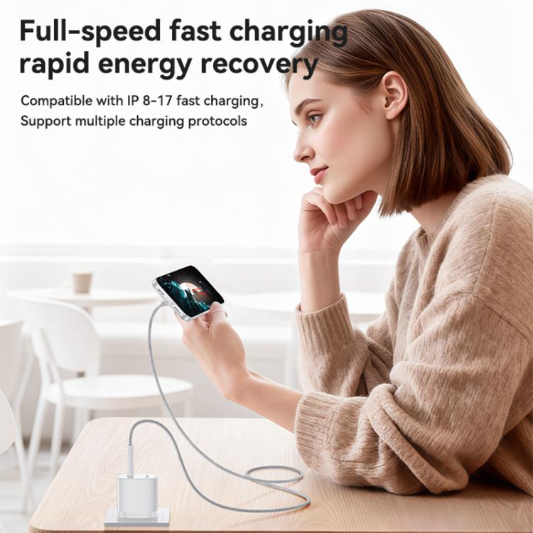 Yesido YC20U PD35W Cargador rápido de un solo puerto USB-C/Tipo-C con cable Tipo-C a Tipo-C, YC20U