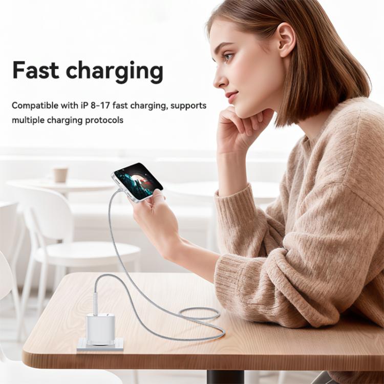 Cargador rápido Yesido YC107 PD35W USB-C / Tipo-C de un solo puerto con cable Tipo-C a Tipo-C., YC107