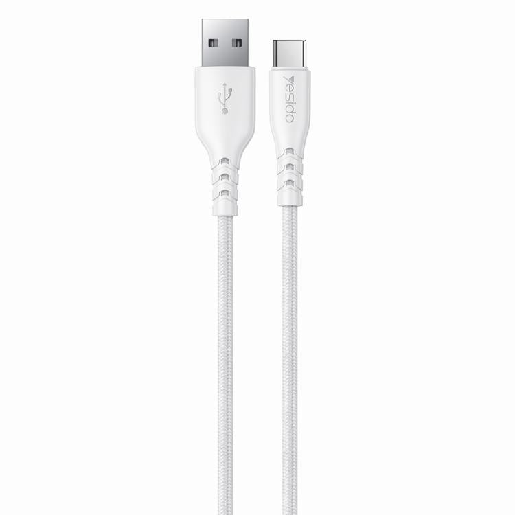 Cargador Yesido YC17U de 12 W y 2,4 A con dos puertos USB y cable de datos USB a tipo C de 1 m., YC17U