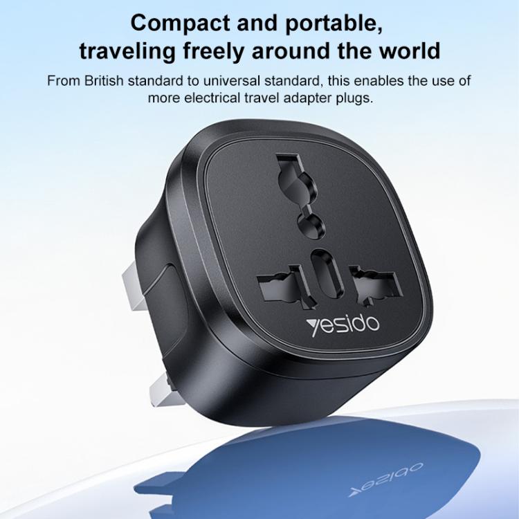 Adaptador universal de viaje con convertidor de enchufe para Reino Unido Yesido MC43, MC43