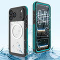 Funda magnética impermeable para teléfono RedPepper Serie V IP68, For iPhone 17 Pro Max