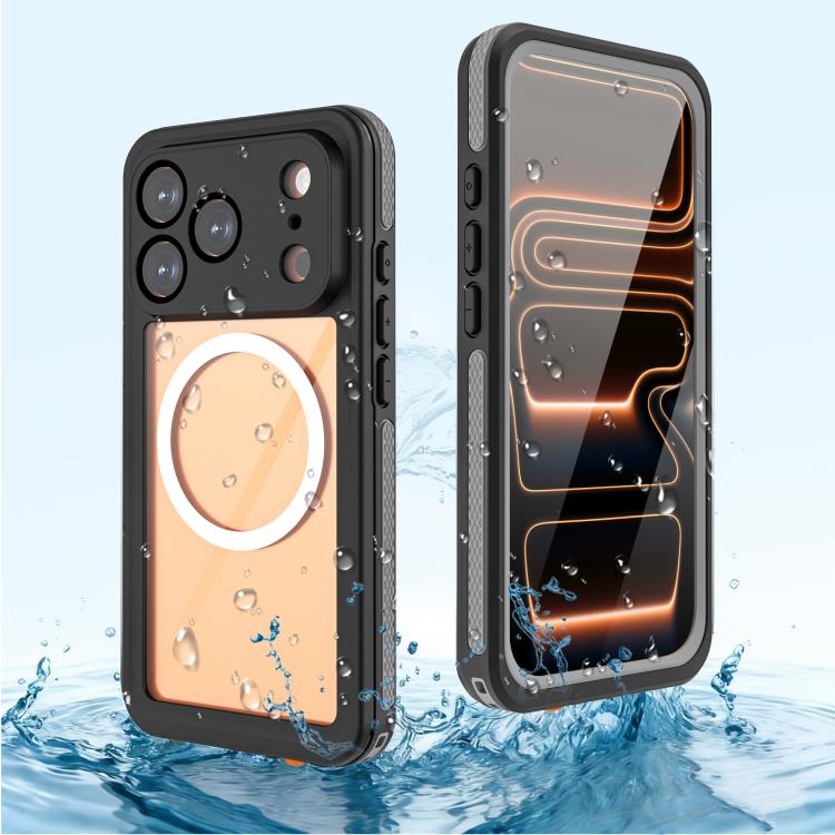 Funda magnética impermeable para teléfono RedPepper Serie V IP68, For iPhone 17 Pro, For iPhone 17