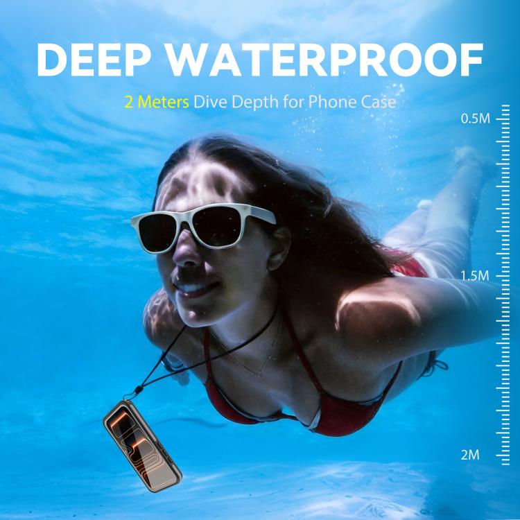 Funda magnética impermeable para teléfono RedPepper Serie V IP68, For iPhone 17 Pro, For iPhone 17