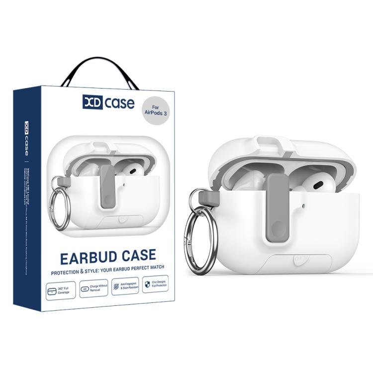 Funda protectora integral para auriculares XDcase Armor con gancho y cierre de seguridad., For AirPods Pro 3, For AirPods 4, For AirPods Pro 2 / 1