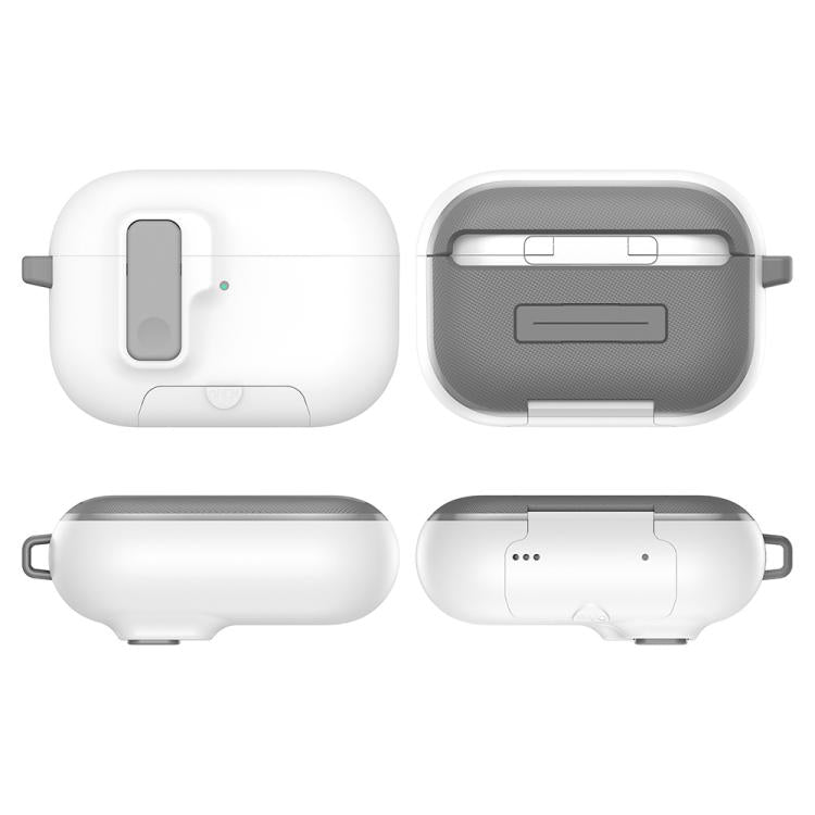 Funda protectora integral para auriculares XDcase Armor con gancho y cierre de seguridad., For AirPods Pro 3, For AirPods 4, For AirPods Pro 2 / 1
