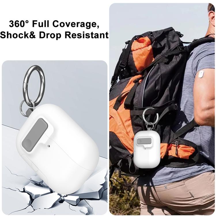 Funda protectora integral para auriculares XDcase Armor con gancho y cierre de seguridad., For AirPods Pro 3, For AirPods 4, For AirPods Pro 2 / 1
