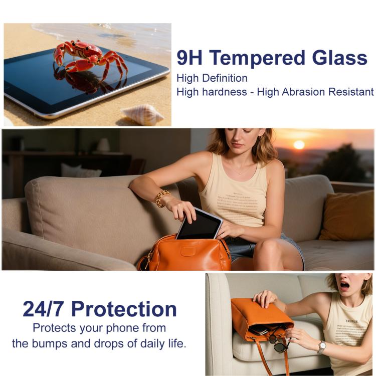Imak Tableta Localizador de Cámara Libre de Polvo con Protector de Vidrio Templado, For iPad Air 13 2024 / 2025 / 2026, For iPad Air 11 2024 / 2025 / 2026, For iPad Pro 13 2024 / 2025, For iPad Pro 11 2024 / 2025, For iPad 2025                         ...