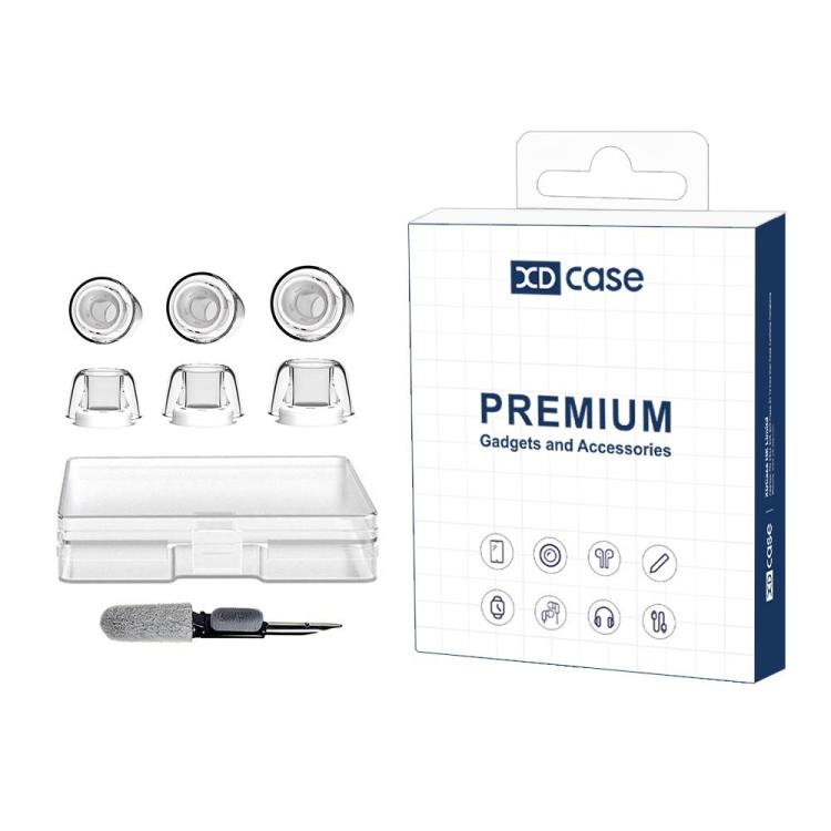 XDcase 3 pares de almohadillas de silicona líquida de repuesto para auriculares, tamaños S/M/L, For AirPods Pro 3, For AirPods Pro 1 / 2