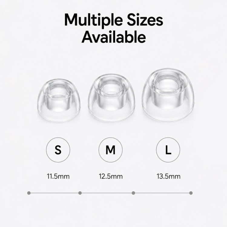 XDcase 3 pares de almohadillas de silicona líquida de repuesto para auriculares, tamaños S/M/L, For AirPods Pro 3, For AirPods Pro 1 / 2