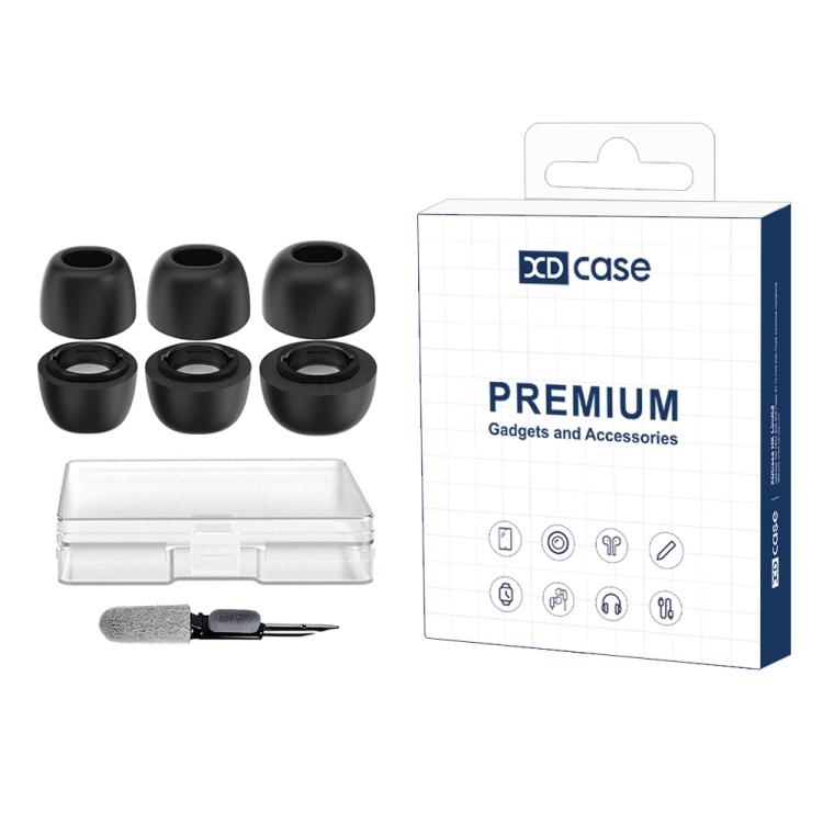 Kit de 3 pares de almohadillas de espuma viscoelástica de repuesto XDcase, tamaños S/M/L, For Samsung Galaxy Buds4 Pro
