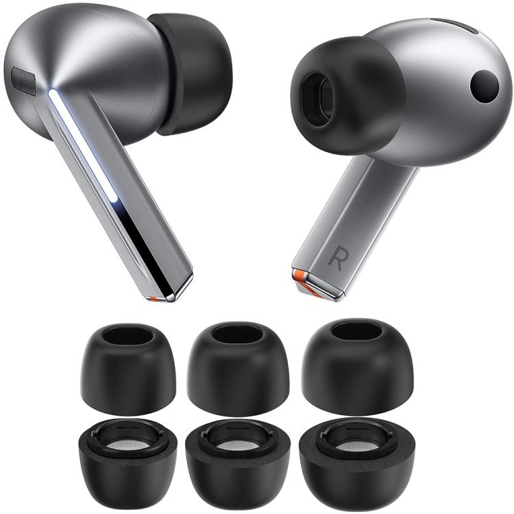 Kit de 3 pares de almohadillas de espuma viscoelástica de repuesto XDcase, tamaños S/M/L, For Samsung Galaxy Buds4 Pro