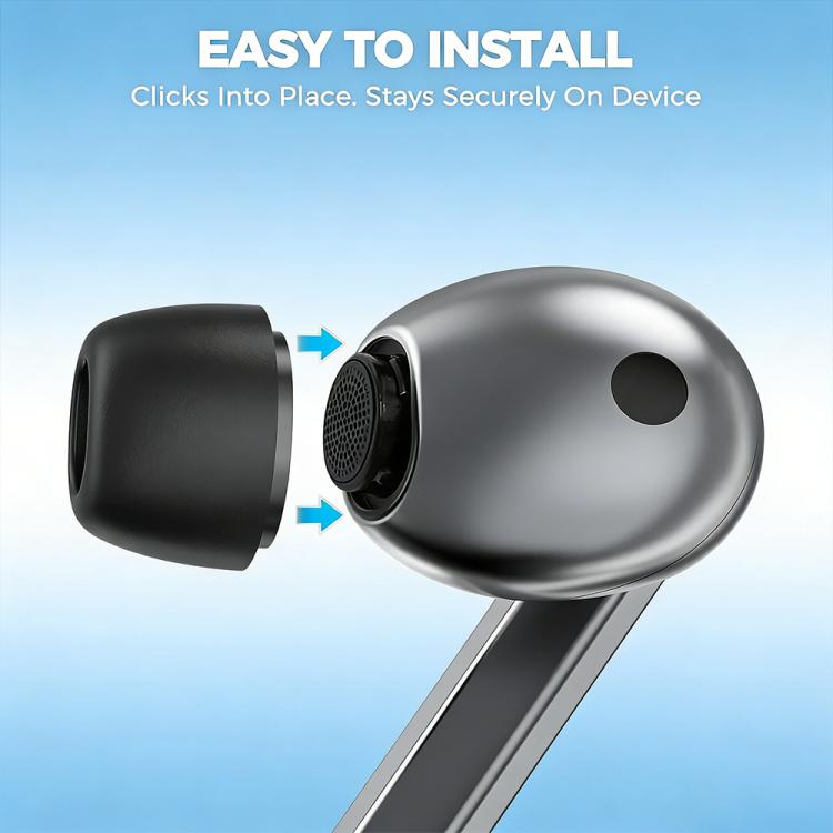 Kit de 3 pares de almohadillas de espuma viscoelástica de repuesto XDcase, tamaños S/M/L, For Samsung Galaxy Buds4 Pro