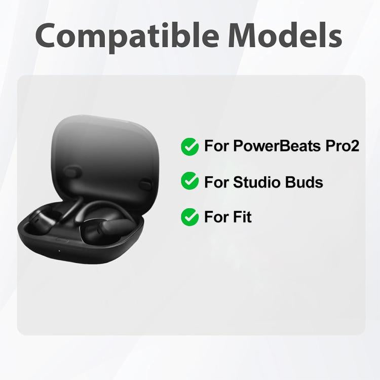 Kit de 5 pares de almohadillas de silicona para oídos XDcase, tamaños XS/S/M/L/XL, For Beats Powerbeats Pro 2 / Fit / Studio Buds