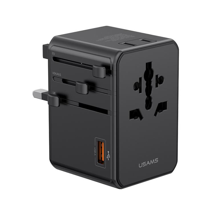 Cargador de viaje universal USAMS CC344 T72 de 100 W y 4 puertos, CC344