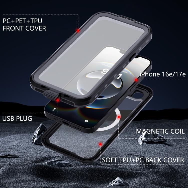 Funda magnética resistente para teléfono RedPepper A Style, For iPhone 17e / 16e