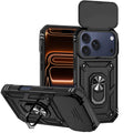 XDcase Caja de teléfono magnético con soporte de anillo de levas deslizante, For iPhone 17 Pro Max, For iPhone 17 Pro, For iPhone 17, For iPhone Air