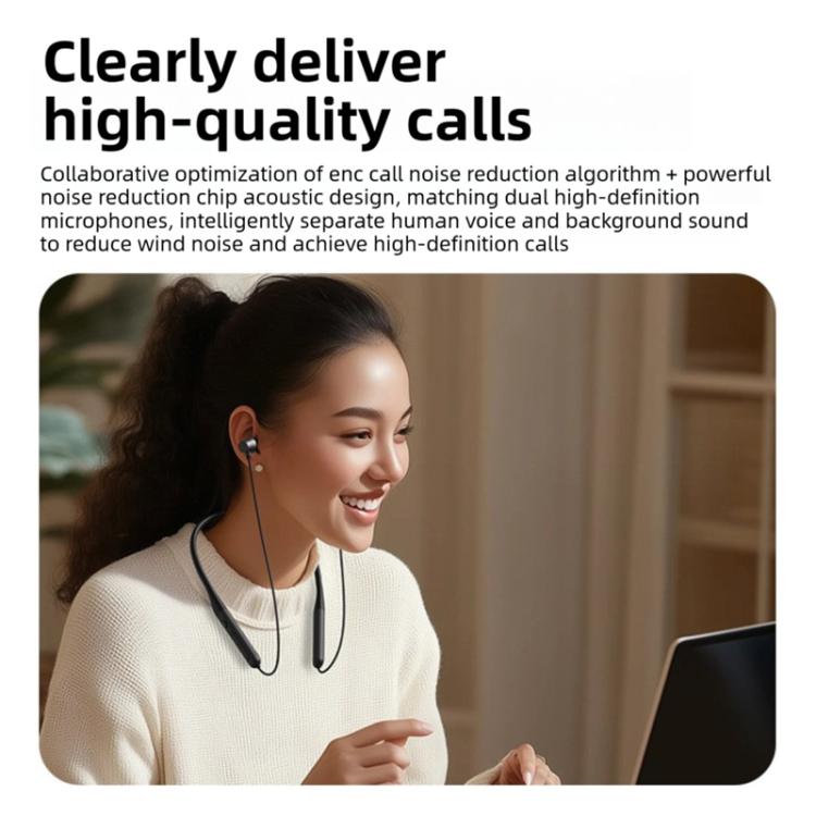 Auriculares Bluetooth Langsdom BS21 con interruptor magnético y batería de larga duración.