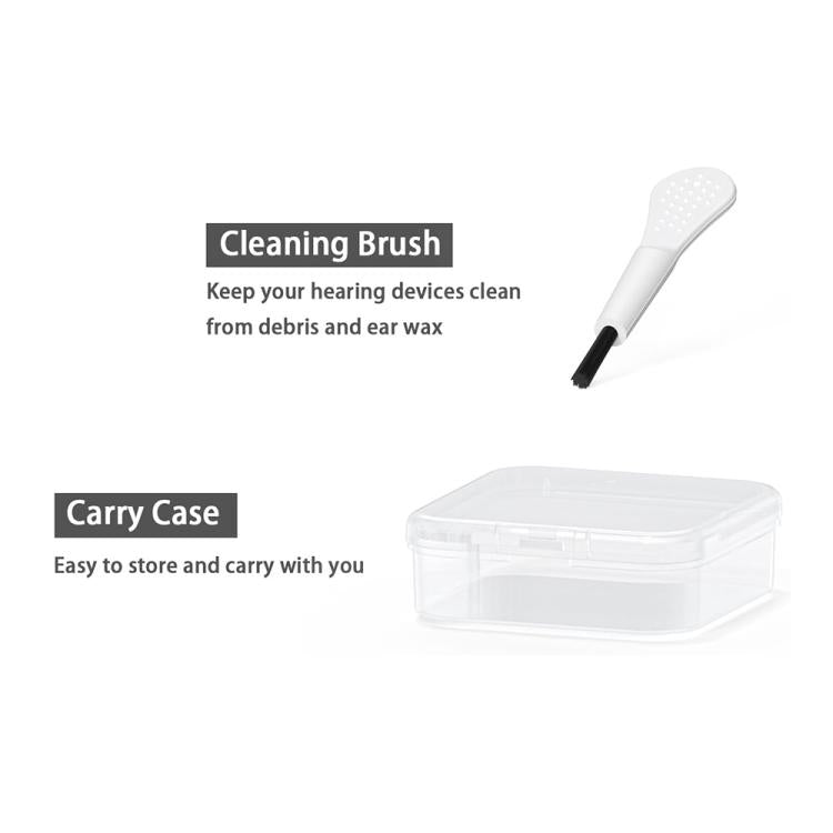 Kit de 10 almohadillas de silicona de repuesto XDcase para audífonos Phonak, S, M, L