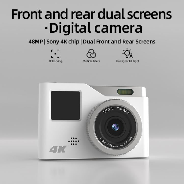 Grabadora de vídeo HD 4K de doble pantalla KX20 para niños