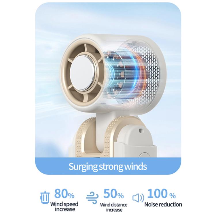 Ventilador de refrigeración plegable mini de alta velocidad HX-F386 con pantalla digital