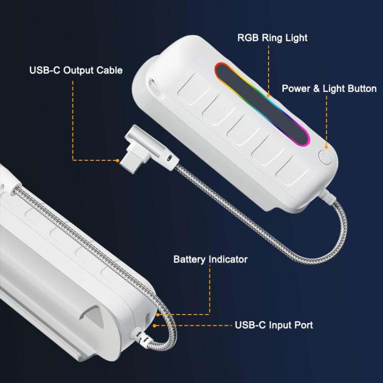 Accesorio para auriculares de realidad virtual: Power Bank WG30 de 5000 mAh, A8 For Meta Quest 2 / 3 / 3S, A13 For Meta Quest 2 / 3 / 3S, A9 For Meta Quest 2 / 3 / 3S, A8 For Meta Quest 2, A7 For Meta Quest 2