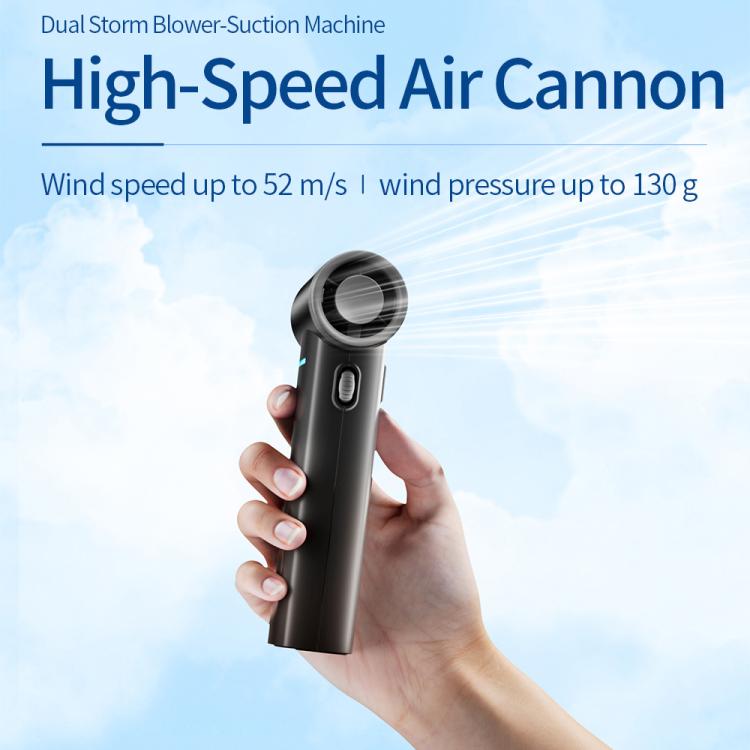 Mini ventilador portátil F2 con motor sin escobillas y pantalla digital.