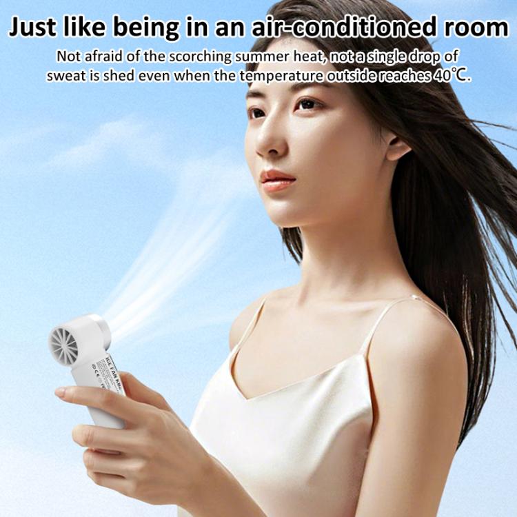 Ventilador portátil mini de alta velocidad con turbina eólica concentrada K824