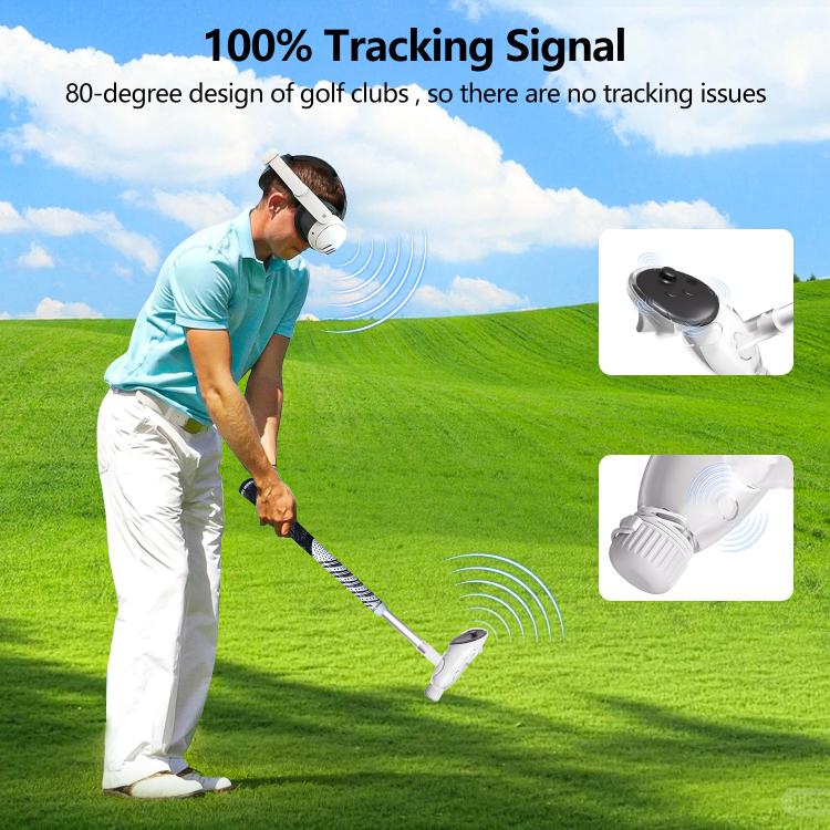 WG42 WG42 Accesorio para controlador de juego de golf VR, For Meta Quest 2 / 3 / 3S