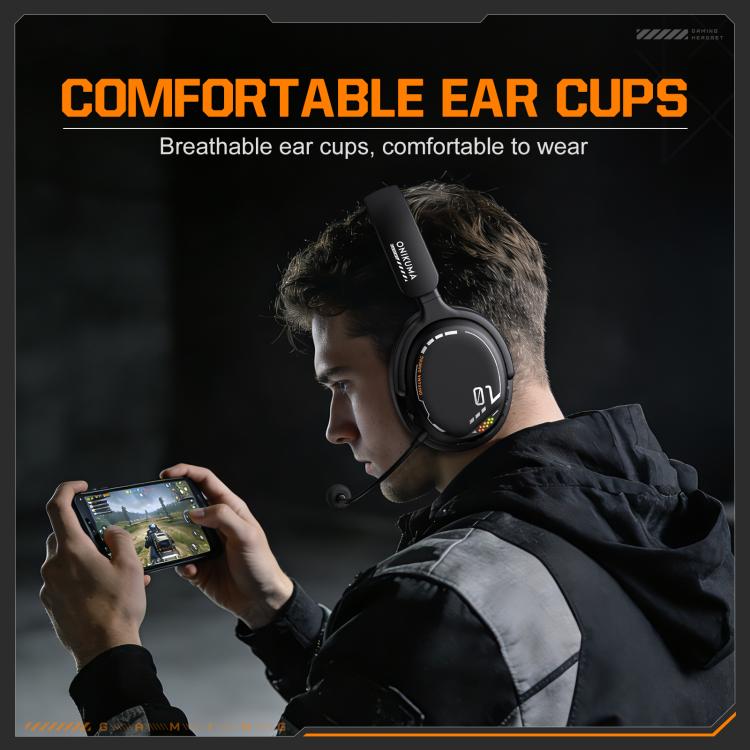 Auriculares para juegos de eSports con cable, Bluetooth 2.4G y triple modo ONIKUMA GT886, GT886