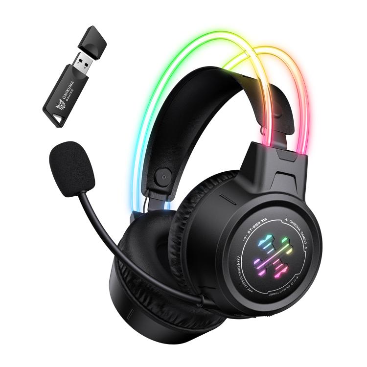 Auriculares para juegos con cable Bluetooth 2.4G ONIKUMA GT889 con RGB de tres modos, GT889