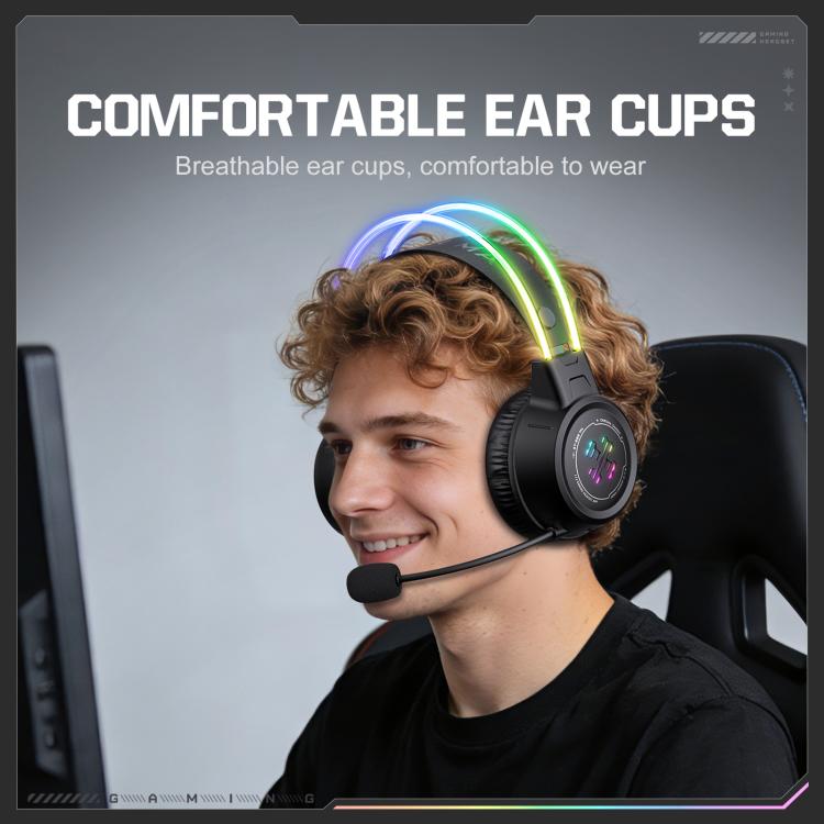 Auriculares para juegos con cable Bluetooth 2.4G ONIKUMA GT889 con RGB de tres modos, GT889
