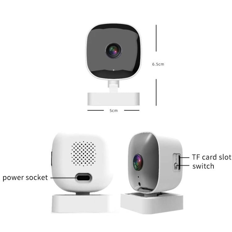 Cámara de vigilancia inalámbrica WiFi inteligente de alta definición y gran angular., 30W Pixels, 300W Pixels