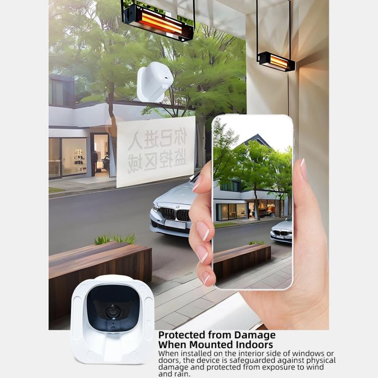 Cámara de vigilancia inalámbrica WiFi inteligente de alta definición y gran angular., 30W Pixels, 300W Pixels