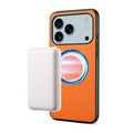 Funda magnética para teléfono Denior A08 de piel sintética vegana con textura de piel de becerro, For iPhone 17 Pro Max, For iPhone 17 Pro, For iPhone 17, For iPhone Air