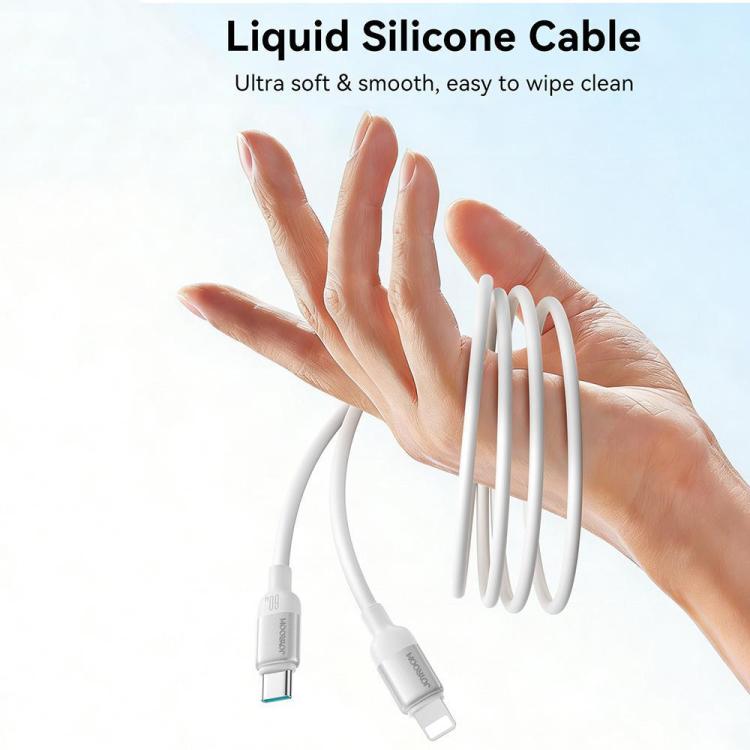 Cable de datos de carga rápida USB-C/Tipo-C a 8 pines JOYROOM S-A62 Lively Series de 30 W, longitud: 1,2 m, USB-C / Type-C to 8 Pin