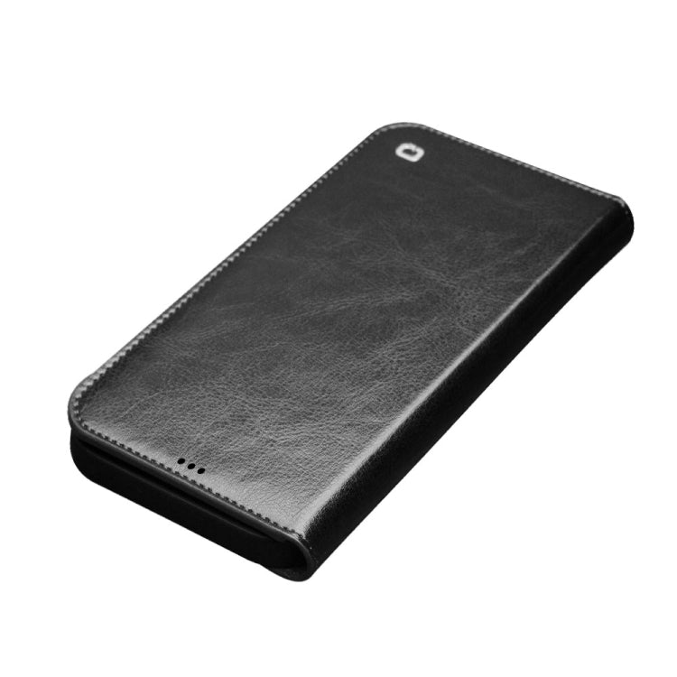 QIALINO Estuche de cuero con tapa horizontal con soporte y ranuras para tarjetas y billetera, For iPhone 12 mini, For iPhone 12 / 12 Pro, For iPhone 12 Pro Max