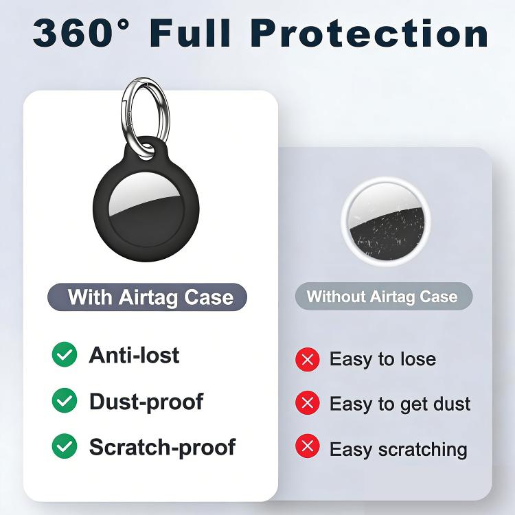Funda protectora rígida de policarbonato de color sólido XDcase con llavero, 1PC (Black), 1PC (White), 1PC (Rose Red), 1PC (Blue), 1PC (Pink), 1PC (Army Green)