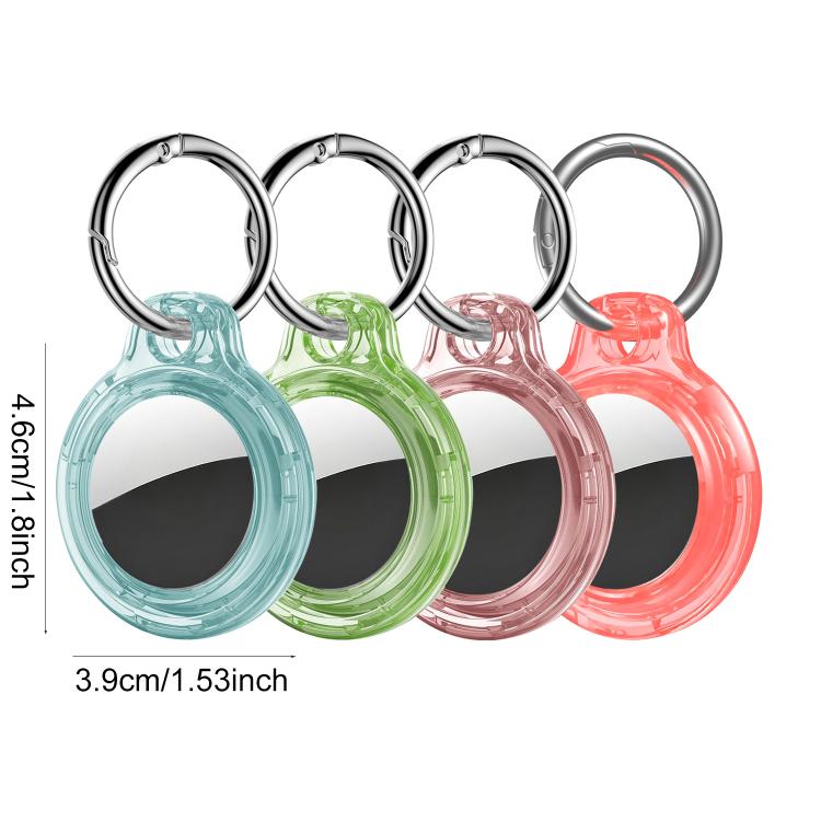Funda protectora rígida translúcida de PC XDcase con llavero, 1PC (Transparent Black), 1PC (Transparent), 1PC (Transparent Red), 1PC (Transparent Blue), 1PC (Transparent Pink), 1PC (Transparent Green)