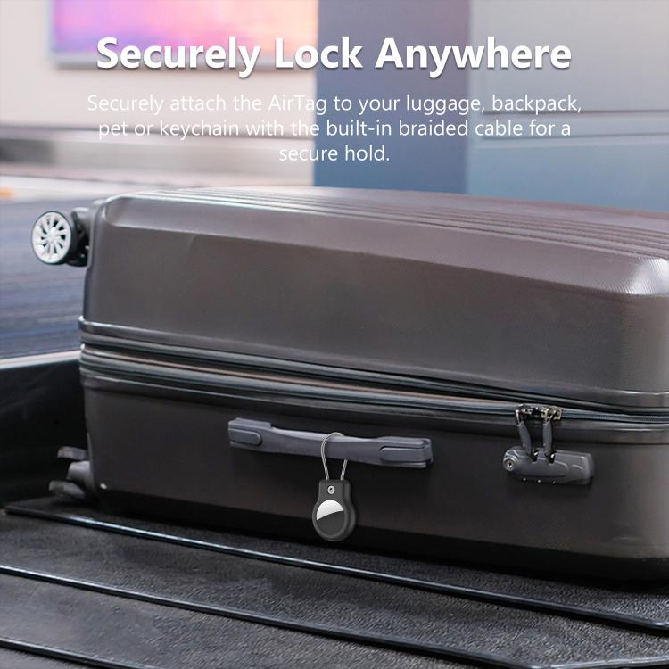 XDcase Juego de 4 fundas protectoras huecas para PC con cierre de seguridad y correa metálica., 4PCS