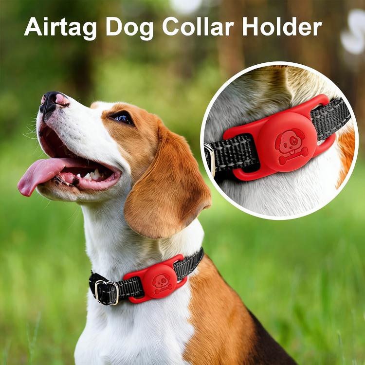 Funda protectora de silicona impermeable con diseño de collar para mascotas XDcase (4 unidades), 4PCS (Black White Blue Green), 4PCS (Pink Red Purple Yellow)