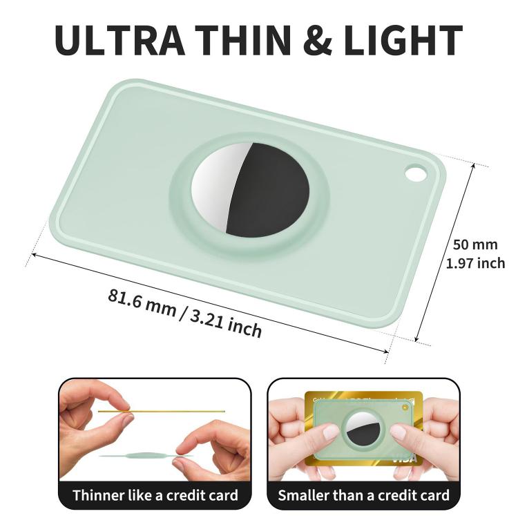 Funda protectora de TPU ultradelgada con diseño de tarjetero de XDcase, For AirTag 2nd Gen / 1st Gen